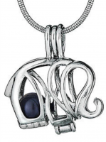 Sterling Silver Elephant Pendant 